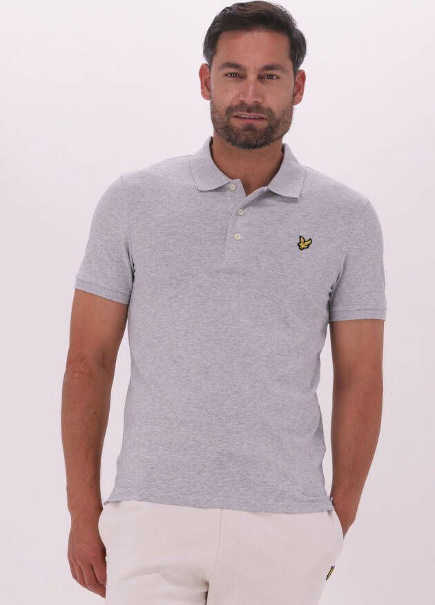 LYLE & SCOTT Heren Polo's & T-shirts Plain Polo Shirt Lichtgrijs
