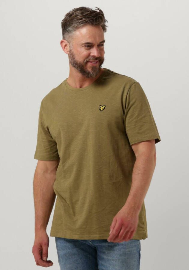 Lyle & Scott Heren Polo & T-shirts Slub T-shirt Green Heren