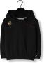 Moodstreet hoodie met printopdruk zwart Sweater Meisjes Katoen Capuchon 146 152 - Thumbnail 1
