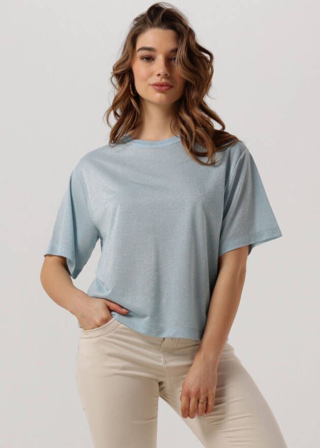 MOS MOSH Dames Tops & T-shirts Kit Ss Tee Lichtblauw