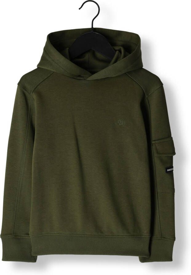 Raizzed hoodie Marnix groen Sweater Effen 116 | Sweater van