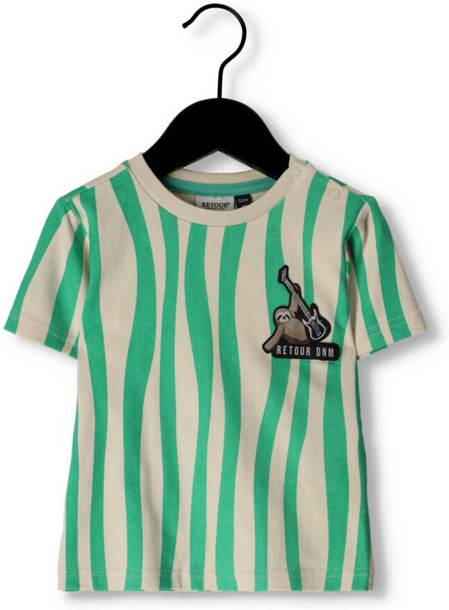 RETOUR Jongens Polo's & T-shirts Ake Groen.