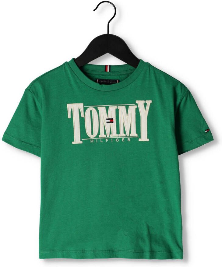 TOMMY HILFIGER Jongens Polo's & T-shirts Cord Applique Tee S s Groen