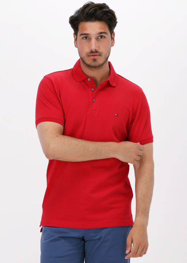 Tommy Hilfiger 1985 Slim Fit polo rood Mw0Mw17771 XLG Rood Heren