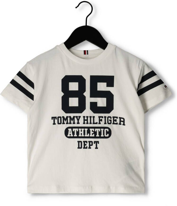 TOMMY HILFIGER Jongens Polo's & T-shirts Collegiate Tee S s Wit