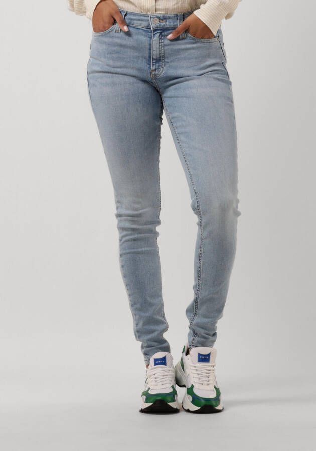Tommy Hilfiger Klassieke Skinny Jeans met Faded Wash Blue Dames