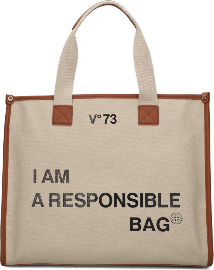 V73 Beige Shopper Responsibility Bis Shopping