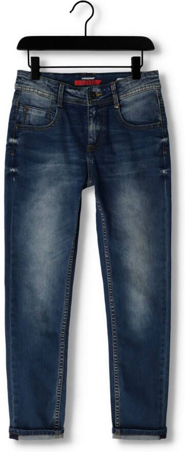 VINGINO skinny jeans APACHE blue vintage Blauw Jongens Stretchdenim Effen 176