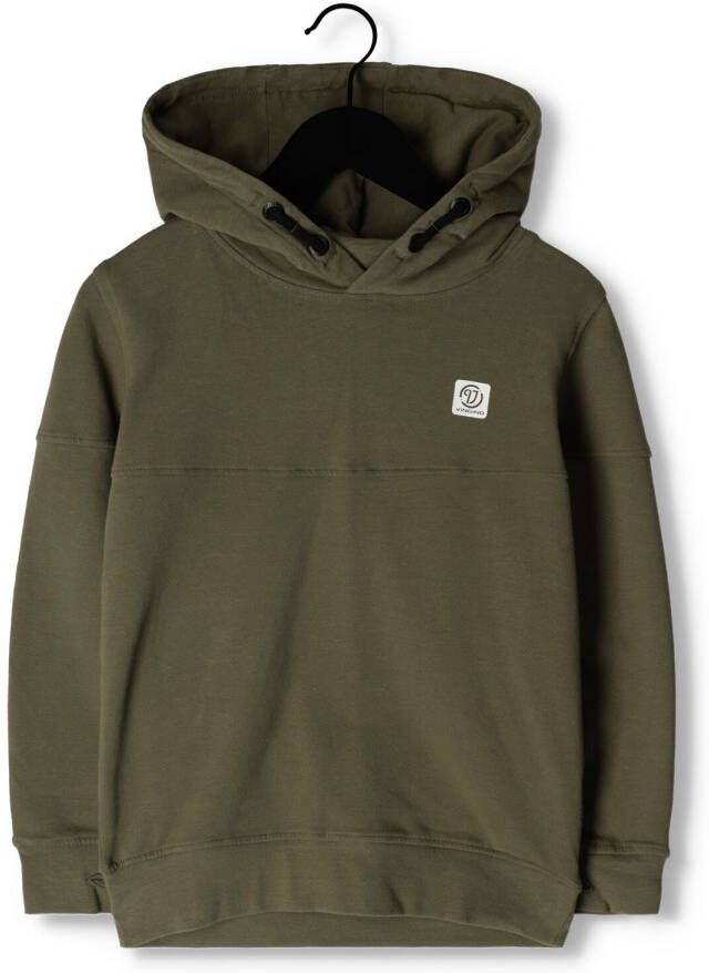 VINGINO hoodie army groen Sweater Effen 152 | Sweater van