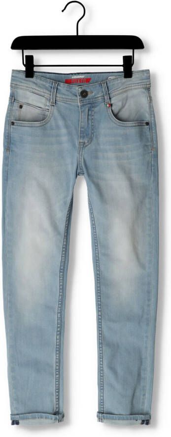 VINGINO skinny jeans APACHE light vintage Blauw Jongens Stretchdenim Effen 152
