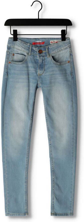 VINGINO super skinny jeans BETTINE light vintage Blauw Meisjes Stretchdenim 110