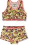 VINGINO Meisjes Nachtkleding G231-10 Neon Flower Set Oranje - Thumbnail 1