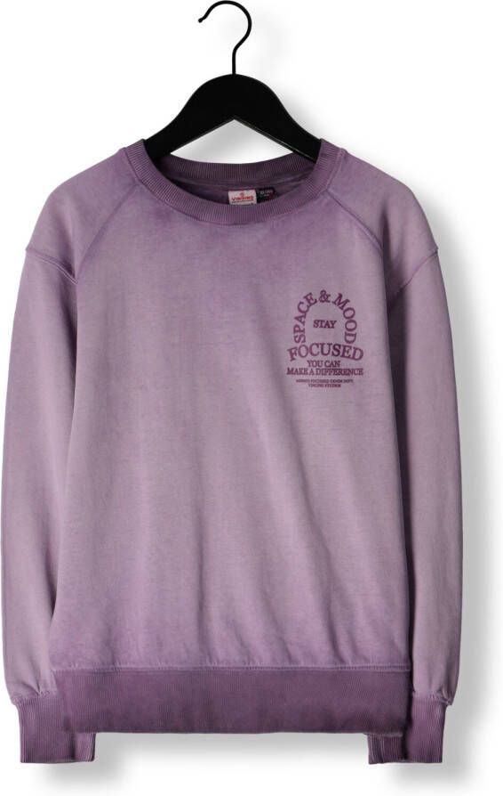 VINGINO sweater met printopdruk lila Paars Printopdruk 140