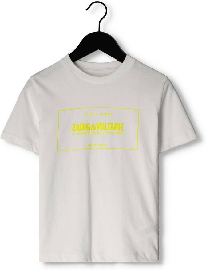 ZADIG & VOLTAIRE Jongens Polo's & T-shirts X25355 Wit