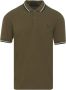 FRED PERRY Heren Polo's & T-shirts Twin Tipped Shirt Groen - Thumbnail 2
