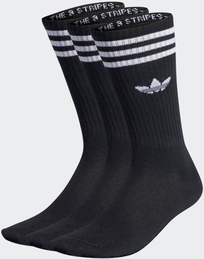 Adidas Originals Adicolor High Crew Sokken (3 Pack) Kort Kleding black maat: 43-46 beschikbare maaten:39-42 43-46 35-38