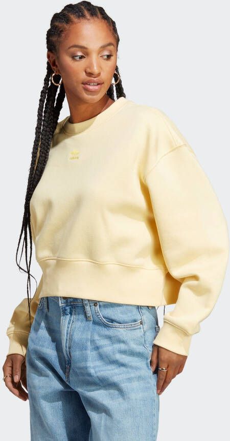 Adidas Originals Sweatshirt Essentials Sweaters Kleding almost yellow maat: L beschikbare maaten:XS S L