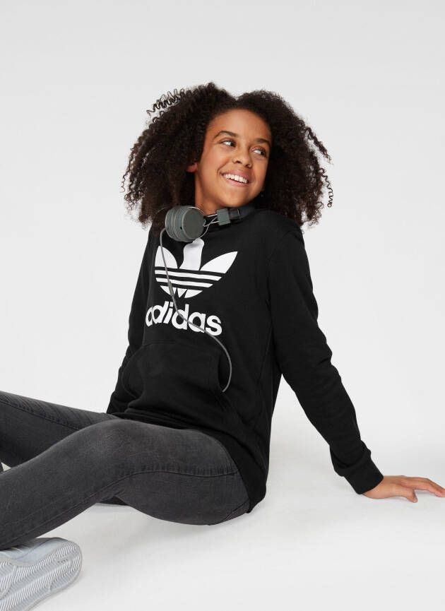 Adidas Originals unisex Adicolor hoodie zwart wit Sweater Logo 170