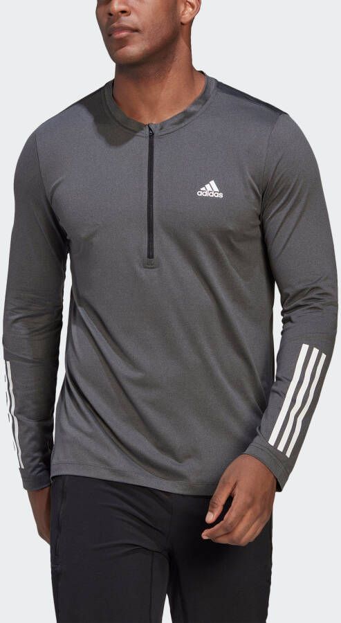 Adidas Performance Functioneel shirt TRAINING 1 4-ZIP LONGSLEEVE