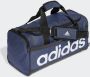 Adidas Perfor ce sporttas Lineair Duffel M 39L blauw zwart wit Logo - Thumbnail 1