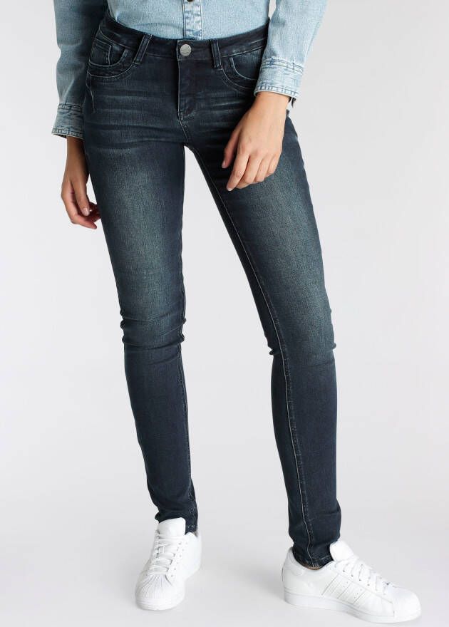 Arizona Skinny fit jeans Normale taillehoogte