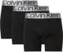 CALVIN KLEIN UNDERWEAR Calvin Klein Heren Boxershorts 3-pack Boxer Briefs Zwart - Thumbnail 3