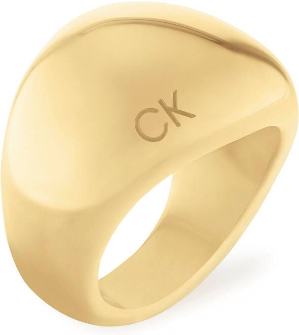 Calvin Klein Ring met zirkoon (synthetisch)