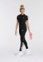 Adidas loungewear essentials slim fit 3 stripes shirt zwart dames - Thumbnail 8