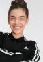 Adidas Sportswear trainingspak zwart Polyester Opstaande kraag 164 - Thumbnail 7