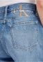 Calvin Klein Jeans Blauwe Versleten Denim Shorts Blue Dames - Thumbnail 7