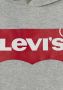 Levis Levi's Kids hoodie Batwing met logo grijs melange Sweater Logo 152 - Thumbnail 10