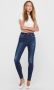 ONLY high waist skinny jeans ONLMILA dark blue denim - Thumbnail 8