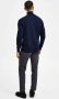 Selected Homme Donkerblauwe Coltrui Town Merino Coolmax Knit Roll B - Thumbnail 7