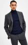 Selected Homme Donkerblauwe Coltrui Town Merino Coolmax Knit Roll B - Thumbnail 9