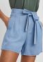 Vero Moda Loose fit korte broek van lyocell met strikceintuur model 'MIA' - Thumbnail 10