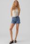 Vero Moda Loose fit korte jeans in effen design model 'ZURI' - Thumbnail 5