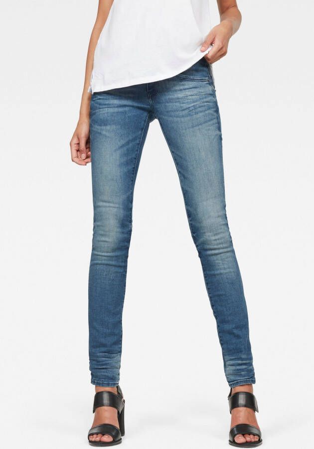 G-Star RAW Skinny fit jeans Mid Waist Skinny moderne versie van het klassieke 5-pocket-design