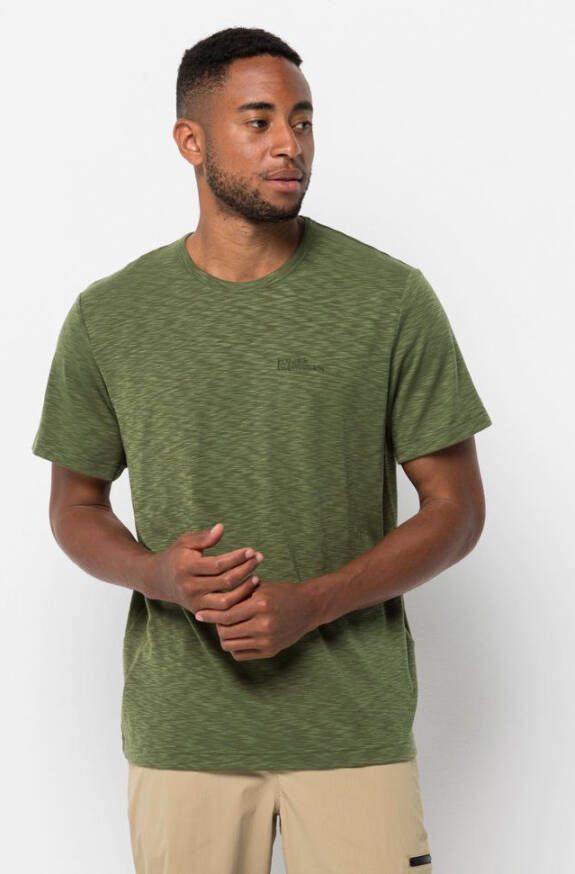 Jack Wolfskin Travel T-Shirt Men Functioneel shirt Heren XL greenwood