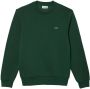 Lacoste Sweatshirt met Lange Mouwen en Logo Patch Green Heren - Thumbnail 2