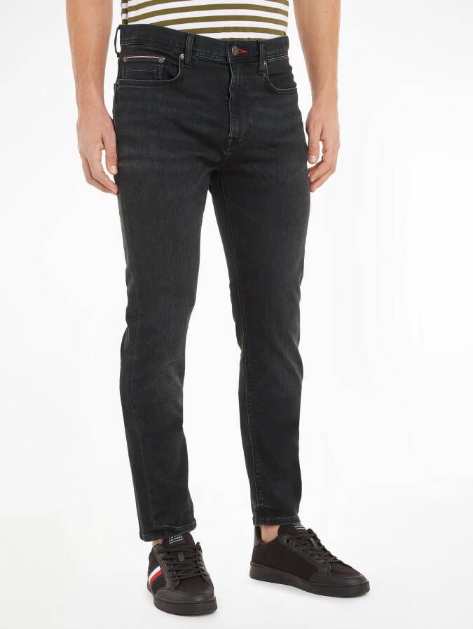 Tommy Hilfiger Slim-fit Jeans Upgrade Collectie Black Heren