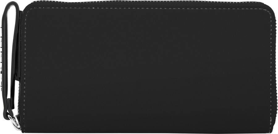 Tommy Jeans Zwarte portemonnee met effen patroon Black Dames
