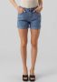 Vero Moda Loose fit korte jeans in effen design model 'ZURI' - Thumbnail 2