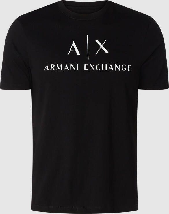 Armani Exchange Slim fit T-shirt met logo
