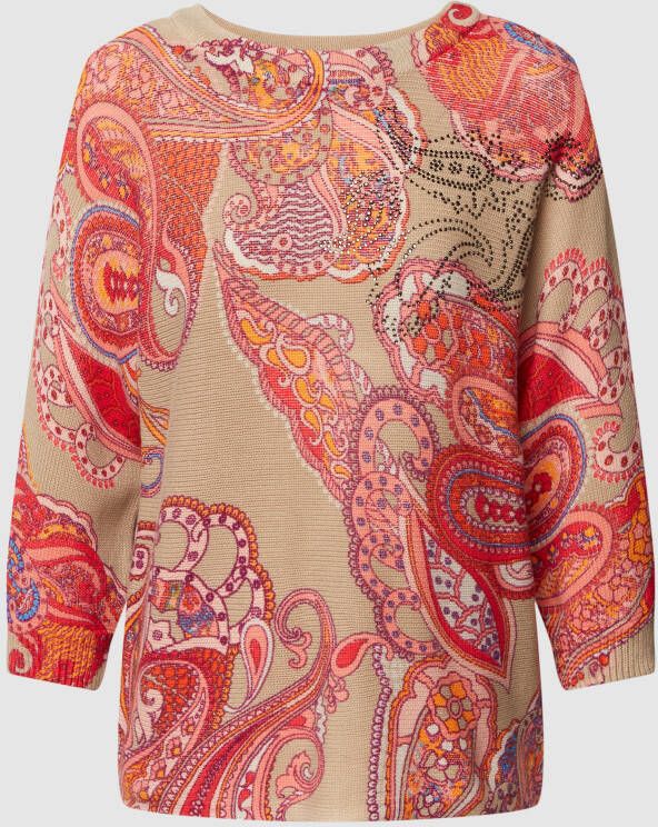 Betty Barclay Paisley Batwing Sweater Multicolor Dames