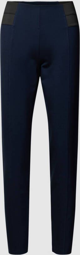 Betty Barclay Elastische taille Skinny Fit Basic Broek Blue Dames