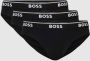 Hugo Boss Stretch Katoen Elastische Taille Briefs 3-Pack Black Heren - Thumbnail 2