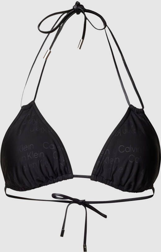 Calvin Klein Underwear Bikinitop met all-over logomotief