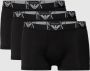 Emporio Armani Zwarte Katoenen Ondergoed met Contrasterende Details Black Heren - Thumbnail 1