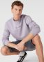 Calvin Klein Jeans Crew Neck Katoenen Sweatshirt Mannen Purple Heren - Thumbnail 7