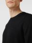 Calvin Klein Zwarte Herentrui van Wol Klassieke Wol Sweater Black Green Heren - Thumbnail 14
